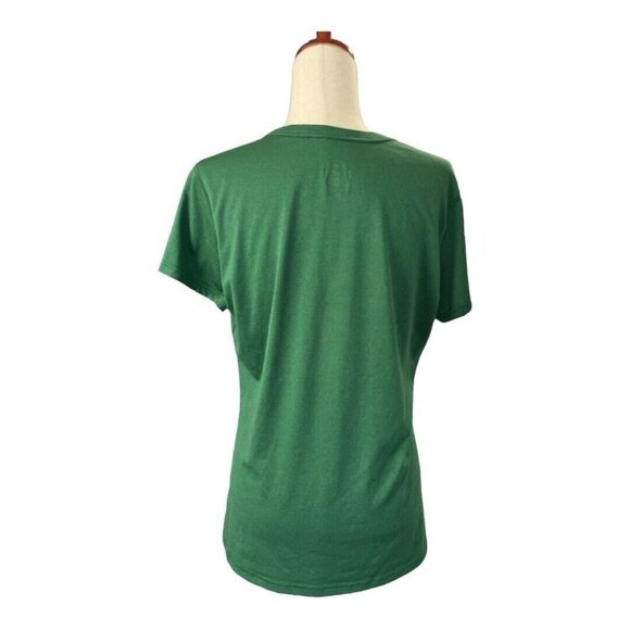 Nike Womens Dri-Fit College Lacrosse Shirt~Size Large~Green White Tee L12 08 - Picture 4 of 9